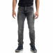Blugi gri elastici pentru bărbați Regular fit it041019-23 2