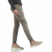 Pantaloni cargo Jogger în gri-bej pentru bărbați it040219-29 5
