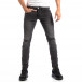 Slim Jeans gri pentru bărbați cu efect de decolorare it250918-14 3