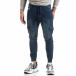 Pantaloni sport albaștri de bărbați tip Cargo Jeans it170819-29 2