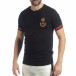 Tricou pentru bărbați negru Heraldic it040219-115 2