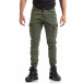 Pantaloni verzi de bărbați cu buzunare cargo it170819-4 3