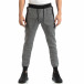 Pantaloni sport pentru bărbați în melanj negru-alb it261018-54 3