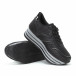 Pantofi sport de dama cu platforma în negru-gri it150818-31 4