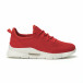 Adidași pentru bărbați Hole design roșii model ușor it250119-21 2