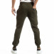 Pantaloni sport verzi groși pentru bărbați it261018-42 4
