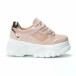 Pantofi sport Chunky roz de dama  it250119-50 3