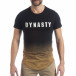 Tricou negru Dynasty pentru bărbați it040219-120 3