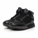 Pantofi sport înalți negri pentru bărbați it130819-23 3