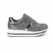 Pantofi sport cu platforma de dama în gri it150818-80 2