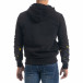 Hanorac hoodie de bărbați negru cu imprimeu it071119-64 4