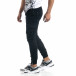 Cargo Jogger de bărbați negru cu fermoare it041019-39 3