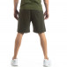 Pantaloni sport scurți verzi pentru bărbați it210319-69 4