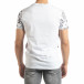 Tricou alb pentru bărbați cu simboluri it150419-71 3