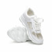 Pantofi sport de dama albi cu părți transparente it240419-55 4