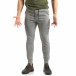 Pantaloni de trening de bărbați Basic gri din bumbac  it150419-33 3
