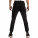 Pantaloni sport pentru bărbați negri cu benzi roșii it261018-37 4