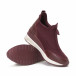 Pantofi sport roșii cu platforma pentru dama it150818-76 4