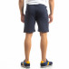 Pantaloni scurți sport albaștri de bărbați cu alb și galben it150419-30 3