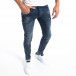 Skinny Jeans în denim albastru-gri it250918-24 2