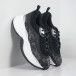 Pantofi sport voluminoși de dama în negru și argintiu it281019-24 4