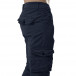 Pantaloni cargo bărbați Blackzi albaștri tr161020-1 4