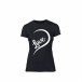 Tricou de dama One Love negru, mărimea L TMNLPF243L 2