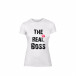 Tricou de dama The Real Boss alb, mărimea S TMNLPF139S 2