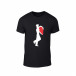Tricou pentru barbati Half Heart negru, mărimea S TMNLPM166S 2