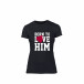 Tricou de dama Born to love negru, mărimea L TMNLPF212L 2