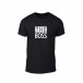 Tricou pentru barbati The Actual Boss negru, mărimea M TMNLPM247M 2