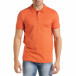 Tricou cu guler bărbați Clang orange tr080520-54 2