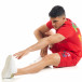 Set sportiv roșu pentru bărbați cu imprimeu tr080520-65 2