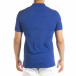 Tricou cu guler bărbați Clang albastru tr080520-52 3
