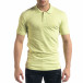 Tricou cu guler bărbați Lagos verde tr110320-18 2