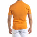 Tricou cu guler bărbați Lagos orange tr110320-15 3