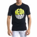 Tricou bărbați Breezy negru tr110320-42 2