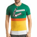 Tricou multicolor pentru bărbați tsf190219-40 2