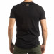 Tricou pentru bărbați negru cu imprimeu tsf190219-14 3