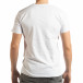 Tricou pentru bărbați Denim Company în alb tsf190219-85 3