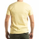 Tricou pentru bărbați Denim Company în galben tsf190219-87 3