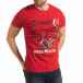 Tricou pentru bărbați Sound roșu tsf190219-67 2